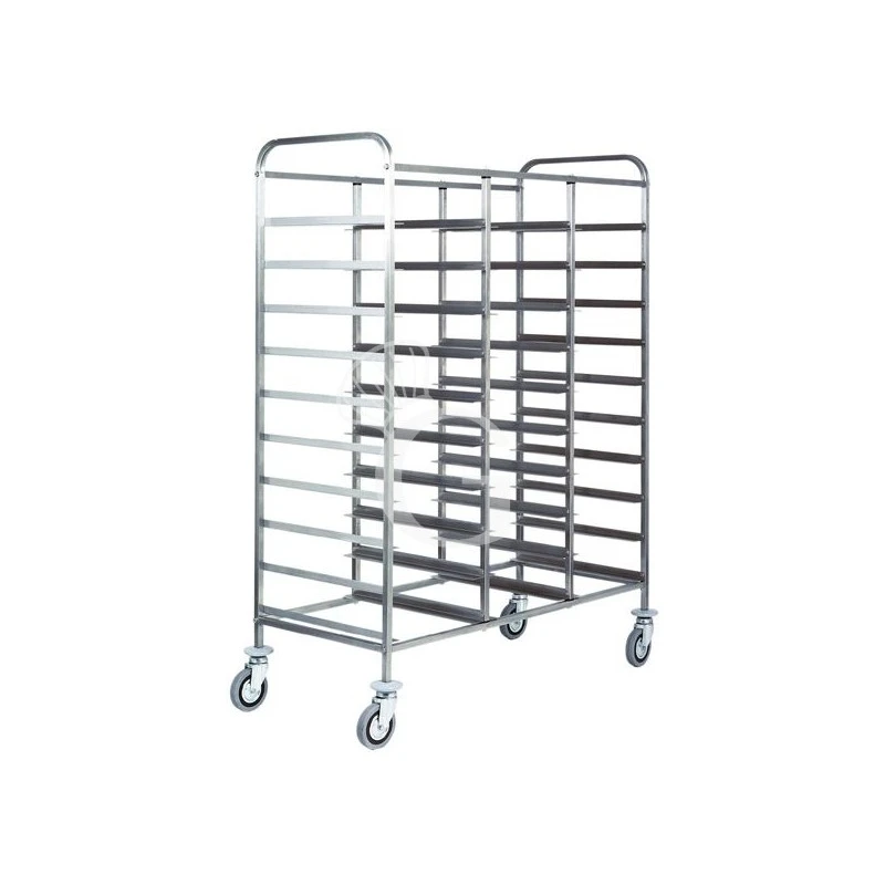 Carrello Portavassoi In Inox Per 30 Vassoi GN1/1 - L 1100 Mm X P 620 Mm X H 1750 Mm 4 Carrello Portavassoi In Inox Per 30 Vassoi GN1/1 - L 1100 Mm X P 620 Mm X H 1750 Mm - immagine 2