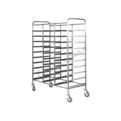 Carrello Portavassoi Con Telaio Rinforzato Per 30 Vassoi GN1/1 - L 1100 Mm X P 620 Mm X H 1750 Mm