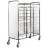 Carrello Portavassoi Universale Con Pannelli Laterali In Perfex Bianco Per 30 Vassoi - L 1380 Mm X P 620 Mm X H 1750 Mm 2 Carrello Portavassoi Universale Con Pannelli Laterali In Perfex Bianco Per 30 Vassoi - L 1380 Mm X P 620 Mm X H 1750 Mm -Vendite GATRODOMUS carrello portavassoi universale con pannelli laterali in perfex bianco per 30 vassoi l 1380 mm x p 620 mm x h 1750 mm