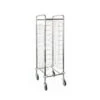 Carrello Portavassoi Universale In Inox Per 11 Vassoi Di Dimensione Massima 395 Mm X 595 Mm 2 Carrello Portavassoi Universale In Inox Per 11 Vassoi Di Dimensione Massima 395 Mm X 595 Mm -Vendite GATRODOMUS carrello portavassoi universale in inox per 11 vassoi