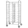 Carrello Portavassoi Universale In Inox Per 20 Vassoi - L 950 Mm X P 620 Mm X H 1750 Mm 2 Carrello Portavassoi Universale In Inox Per 20 Vassoi - L 950 Mm X P 620 Mm X H 1750 Mm -Vendite GATRODOMUS carrello portavassoi universale in inox per 20 vassoi l 950 mm x p 620 mm x h 1750 mm
