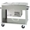 Carrello Refrigerato Temperatura +2°C/+ 10°C - L 1240 Mm X P 720 Mm X H 940 Mm -Vendite GATRODOMUS carrello refrigerato 2 10c l 1240 mm x p 720 mm x h 940 mm
