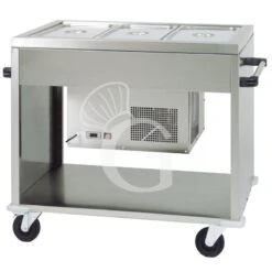 Carrello Refrigerato Temperatura +2°C/+ 10°C - L 1240 Mm X P 720 Mm X H 940 Mm