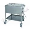 Carrello Termico Bagnomaria Per 2 Bacinelle GN1/1 - L 840 Mm X P 650 Mm X H 850 Mm -Vendite GATRODOMUS carrello termico bagnomaria 2x11gn l 840 mm x p 650 mm x h 850 mm