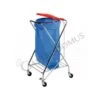 Carrello Portasacco Cromato A Forma Di X Con Pedale L 580 Mm X P 560 Mm X H 1020 Mm -Vendite GATRODOMUS carrello x portasacco cromato con pedale