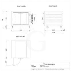 Cella Di Lievitazione Pizza 12 Teglie 600 X 400 Mm L 1100 Mm X P 1204 Mm X H 900 Mm 19 Cella Di Lievitazione Pizza 12 Teglie 600 X 400 Mm L 1100 Mm X P 1204 Mm X H 900 Mm -Vendite GATRODOMUS cella di lievitazione 6 66 riscaldata con ruote porte vetro 6