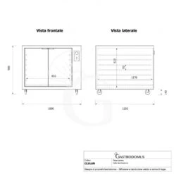 Cella Di Lievitazione 12 Teglie 600 X 400 Mm Color Nero L 1000 Mm X P 1205 Mm X H 900 Mm -Vendite GATRODOMUS cella di lievitazione pizza 12 teglie 600 x 400 mm color nero l 1000 mm x p 1205 mm x h 900 mm 9