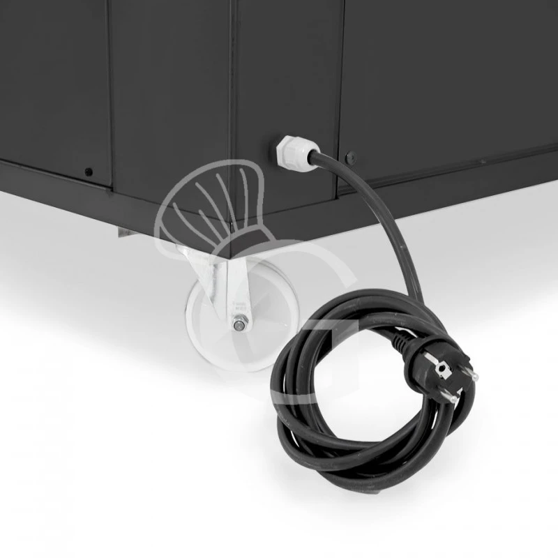 Cella Di Lievitazione Pizza 12 Teglie 600 X 400 Mm Color Nero L 1000 Mm X P 845 Mm X H 900 Mm 8 Cella Di Lievitazione Pizza 12 Teglie 600 X 400 Mm Color Nero L 1000 Mm X P 845 Mm X H 900 Mm - immagine 6