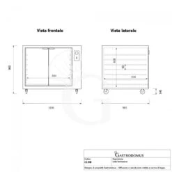Cella Di Lievitazione 12 Teglie 600 X 400 Mm Color Nero L 1100 Mm X P 965 Mm X H 900 Mm -Vendite GATRODOMUS cella di lievitazione pizza 12 teglie 600 x 400 mm color nero l 1100 mm x p 965 mm x h 900 mm 9