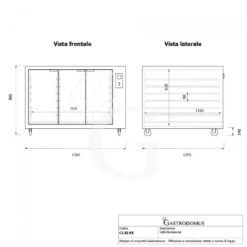 Cella Di Lievitazione 18 Teglie 600 X 400 Mm Color Inox L 1360 X P 1205 X H 900 Mm -Vendite GATRODOMUS cella di lievitazione pizza 18 teglie 600 x 400 mm color inox l 1360 x p 1205 x h 900 mm 5
