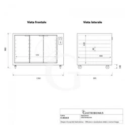 Cella Di Lievitazione 18 Teglie 600 X 400 Mm Color Inox L 1360 X P 845 X H 900 Mm -Vendite GATRODOMUS cella di lievitazione pizza 18 teglie 600 x 400 mm color inox l 1360 x p 845 x h 900 mm 5