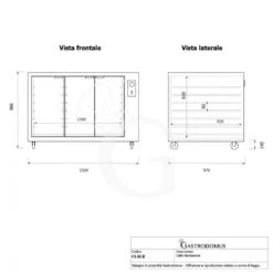 Cella Di Lievitazione 18 Teglie 600 X 400 Mm Color Inox L 1500 X P 970 X H 900 Mm -Vendite GATRODOMUS cella di lievitazione pizza 18 teglie 600 x 400 mm color inox l 1500 x p 970 x h 900 mm 5