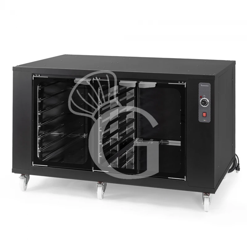 Cella Di Lievitazione 18 Teglie 600 X 400 Mm Color Nero L 1360 Mm X P 1205 Mm X H 900 Mm 4 Cella Di Lievitazione 18 Teglie 600 X 400 Mm Color Nero L 1360 Mm X P 1205 Mm X H 900 Mm - immagine 2