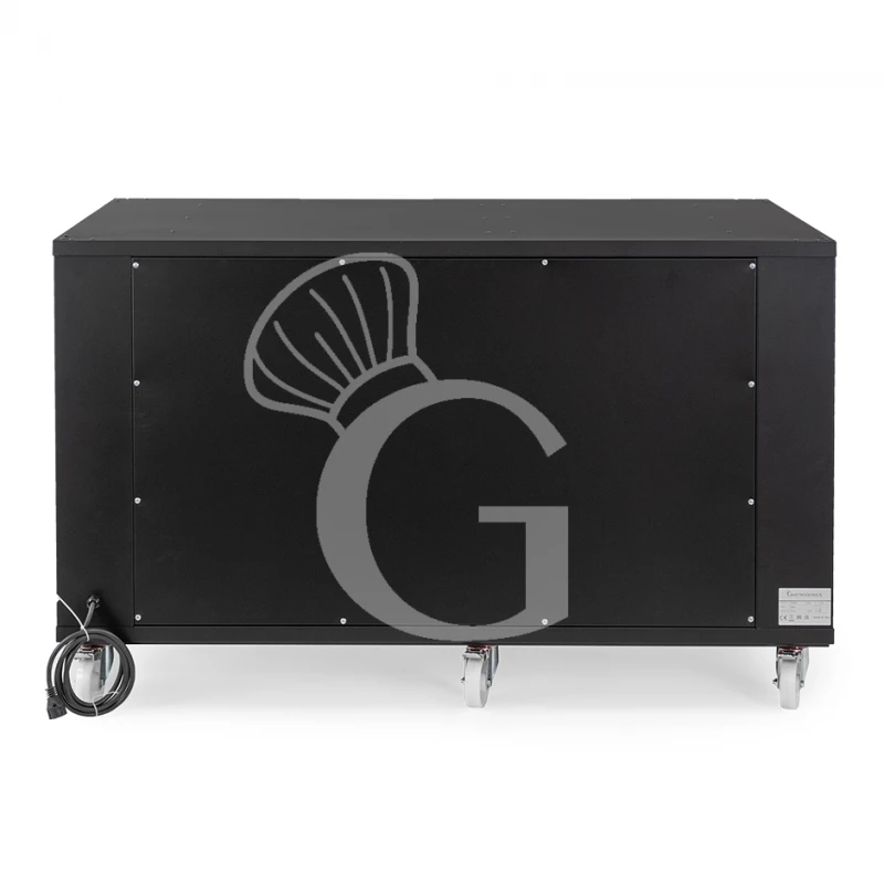 Cella Di Lievitazione 18 Teglie 600 X 400 Mm Color Nero L 1360 Mm X P 1205 Mm X H 900 Mm 5 Cella Di Lievitazione 18 Teglie 600 X 400 Mm Color Nero L 1360 Mm X P 1205 Mm X H 900 Mm - immagine 3