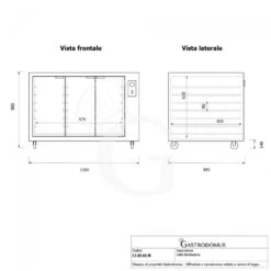 Cella Di Lievitazione 18 Teglie 600 X 400 Mm Color Nero L 1360 X P 845 X H 900 Mm -Vendite GATRODOMUS cella di lievitazione pizza 18 teglie 600 x 400 mm color nero l 1360 x p 845 x h 900 mm 6