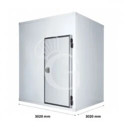 Cella Frigorifera Negativa Con Pavimento - L 3020 Mm X P 3020 Mm X H 2620 Mm
