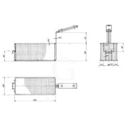 Cestello Da 1/2 Per Friggitrice Gas/elettrica - L 110 Mm X P 255 Mm X H 110 Mm 7 Cestello Da 1/2 Per Friggitrice Gas/elettrica - L 110 Mm X P 255 Mm X H 110 Mm -Vendite GATRODOMUS cestello da 12 per friggitrice gaselettrica 2