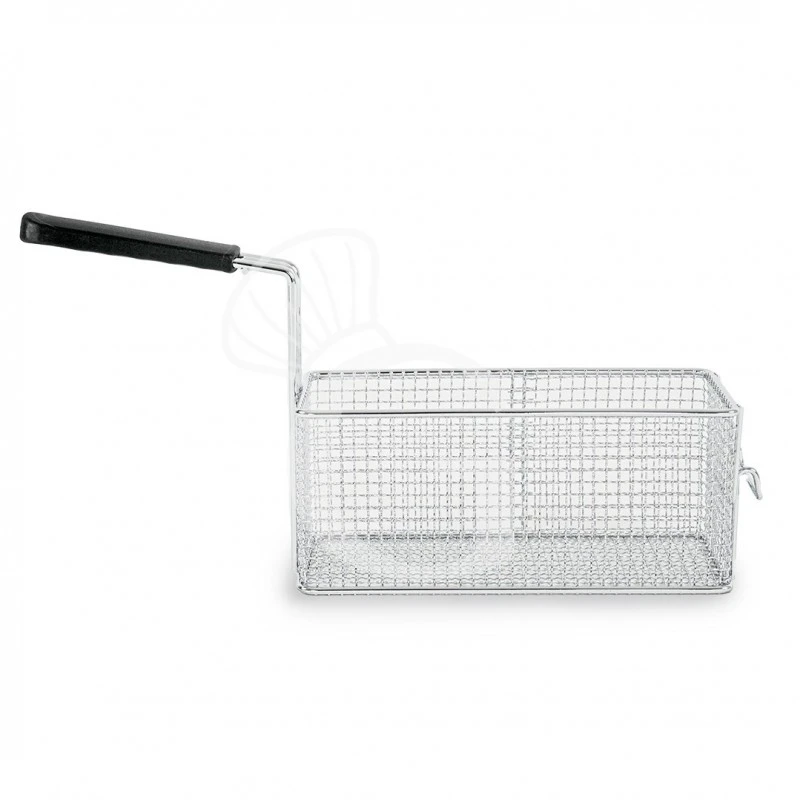 Cestello Da 1/2 Per Friggitrice Gas/elettrica - L 110 Mm X P 255 Mm X H 110 Mm 3 Cestello Da 1/2 Per Friggitrice Gas/elettrica - L 110 Mm X P 255 Mm X H 110 Mm