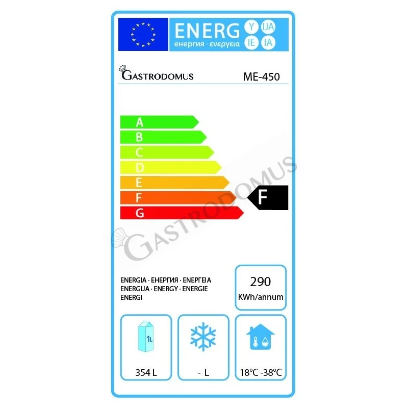 Congelatore A Pozzetto Statico 370 LT -18°C Classe Energetica F 4 Congelatore A Pozzetto Statico 370 LT -18°C Classe Energetica F - immagine 2