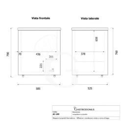 Congelatore A Pozzetto Statico 97 LT -18°C Classe Energetica D -Vendite GATRODOMUS congelatore a pozzetto statico 97 lt 18c classe energetica d 6