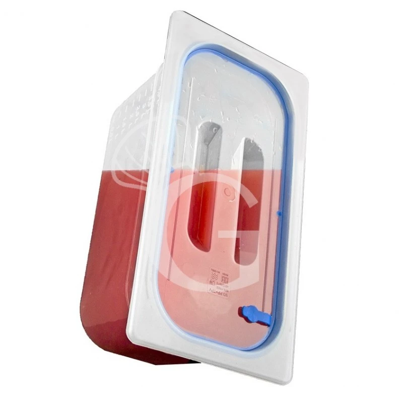 Coperchio In Polipropilene A Chiusura Ermetica GN1/1 Dimensioni L 530 Mm X P 325 Mm 6 Coperchio In Polipropilene A Chiusura Ermetica GN1/1 Dimensioni L 530 Mm X P 325 Mm - immagine 4