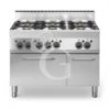 Cucina Professionale A Gas 6 Fuochi Forno A Gas Armadio Neutro Profondità 650 Mm -Vendite GATRODOMUS cucina a gas 6 fuochi forno a gas armadio neutro