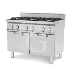 Cucina Professionale A Gas 6 Fuochi Armadio Chiuso Profondità 700 Mm -Vendite GATRODOMUS cucina professionale a gas 6 fuochi armadio chiuso profondita 700 mm 1