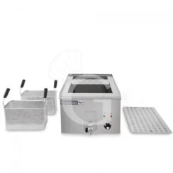 Bollitore Pasta Elettrico Da Banco 1 Vasca L 400 Mm X P 680 Mm X H 370 Mm 20 LT 4500 W -Vendite GATRODOMUS cuocipasta elettrico potenza 45 kw l 400 mm x p 680 mm x h 370 mm 2