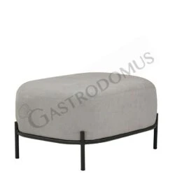 Pouf Ponny Con Struttura In Metallo Verniciato E Rivestimento In Tessuto
