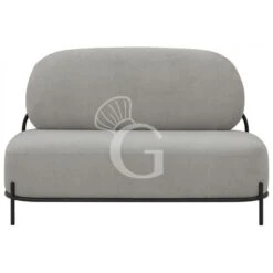 Divano Ponny Con Struttura In Metallo Verniciato E Rivestimento In Tessuto