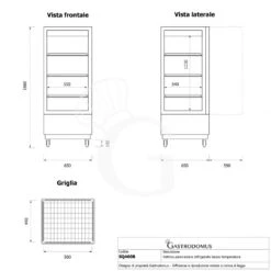 Espositore Refrigerato Ventilato Color Nero 400 LT -13°C/-22°C Classe Energetica B 17 Espositore Refrigerato Ventilato Color Nero 400 LT -13°C/-22°C Classe Energetica B -Vendite GATRODOMUS espositore refrigerato ventilato color nero 400 lt 13c 22c classe energetica b 7
