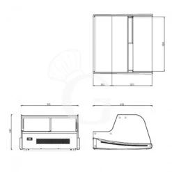 Espositore Refrigerato Ventilato Da Banco Con Esterno Nero E Inox 175 LT Luce Interna LED 13 Espositore Refrigerato Ventilato Da Banco Con Esterno Nero E Inox 175 LT Luce Interna LED -Vendite GATRODOMUS espositore refrigerato ventilato da banco con esterno nero e inox 175 lt luce interna led 3