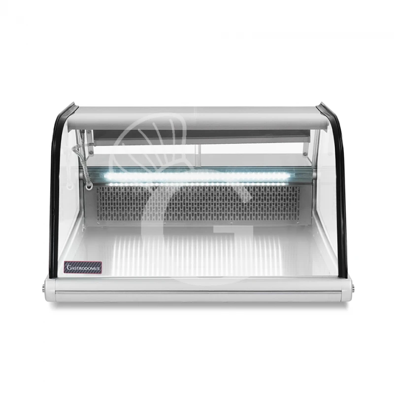 Espositore Refrigerato Ventilato Da Banco Con Esterno Nero E Inox 175 LT Luce Interna LED 3 Espositore Refrigerato Ventilato Da Banco Con Esterno Nero E Inox 175 LT Luce Interna LED