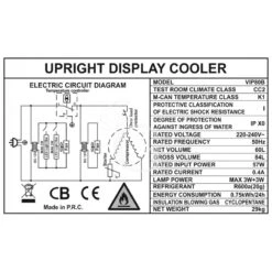 Frigo Bibite Ventilato 60 LT 0°C/+10°C Colore Nero 18 Frigo Bibite Ventilato 60 LT 0°C/+10°C Colore Nero -Vendite GATRODOMUS espositore refrigerato ventilato per bibite 0c10c 60 lt colore nero 7