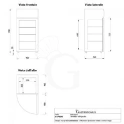 Frigo Bibite Ventilato 60 LT 0°C/+10°C Colore Nero 19 Frigo Bibite Ventilato 60 LT 0°C/+10°C Colore Nero -Vendite GATRODOMUS espositore refrigerato ventilato per bibite 0c10c 60 lt colore nero 8