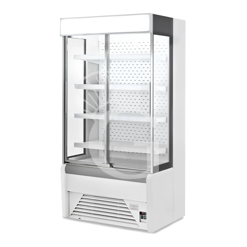 Murale Espositivo Ventilato Ettore Con Porte Scorrevoli, Temperatura +1°/+10°C, L 1020 Mm 4 Murale Espositivo Ventilato Ettore Con Porte Scorrevoli, Temperatura +1°/+10°C, L 1020 Mm - immagine 2