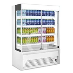 Murale Espositivo Ventilato Ettore Con Porte Scorrevoli, Temperatura +1°/+10°C, L 1940 Mm -Vendite GATRODOMUS ettoreps lunghezza 1940 mm 4