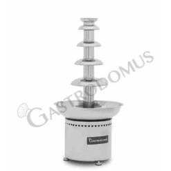 Fontana Di Cioccolato A 4 Livelli Con Capacità  Massima Di 4 Kg -Vendite GATRODOMUS fontana di cioccolato a 5 livelli con capacita massima di 8 kg 2