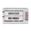 Fornetto Elettrico 2 Pizze 450 Mm 2 Camere Controllo Meccanico 455°C Potenza 7,5 Kw Porta Vetro E Luce -Vendite GATRODOMUS fornetto elettrico 2 pizze 450 mm 2 camere controllo meccanico 455c potenza 75 kw porta vetro e luce