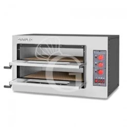 Fornetto Elettrico 2 Pizze 450 Mm 2 Camere Controllo Meccanico 455°C Potenza 7,5 Kw Porta Vetro E Luce -Vendite GATRODOMUS fornetto elettrico 2 pizze 450 mm 2 camere controllo meccanico 455c potenza 75 kw porta vetro e luce 3