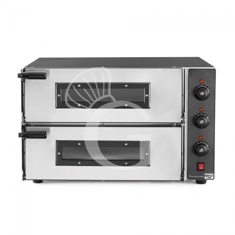 Fornetto Elettrico 2 Pizze 450 Mm 2 Camere Controllo Meccanico Potenza 3Kw Porta Vetro 3 Fornetto Elettrico 2 Pizze 450 Mm 2 Camere Controllo Meccanico Potenza 3Kw Porta Vetro