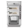 Forno Elettrico 2 Camere Per 4+4 Pizze Ø 350 Mm, Controllo Meccanico, Cappa A Condensazione Inox E Cella Di Lievitazione Inox -Vendite GATRODOMUS forno elettrico 2 camere per 44 pizze o 350 mm controllo meccanico cappa a condensazione inox e cella di lievitazione inox