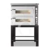 Forno Elettrico 2 Camere Per 4+4 Pizze Ø 350 Mm, Controllo Meccanico, Completo Di Cappa Inox E Supporto 2 Forno Elettrico 2 Camere Per 4+4 Pizze Ø 350 Mm, Controllo Meccanico, Completo Di Cappa Inox E Supporto -Vendite GATRODOMUS forno elettrico 2 camere per 44 pizze o 350 mm controllo meccanico completo di cappa inox e supporto
