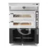 Forno Elettrico 2 Camere Per 6+6 Pizze Ø 350mm, Controllo Meccanico, Con Cappa A Condensazione Inoxe Cella Di Lievitazione Nera -Vendite GATRODOMUS forno elettrico 2 camere per 66 pizze o 350mm controllo meccanico con cappa a condensazione inoxe cella di lievitazione nera