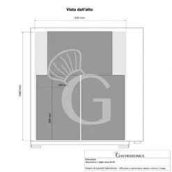 Forno Elettrico Porta Vetro 6 Teglie 600x400 O 12 Pizze Diametro 350 Mm 2 Camere Controllo Meccanico -Vendite GATRODOMUS forno elettrico con porta vetro 3 teglie 60x40 o 6 pizze o 36 11