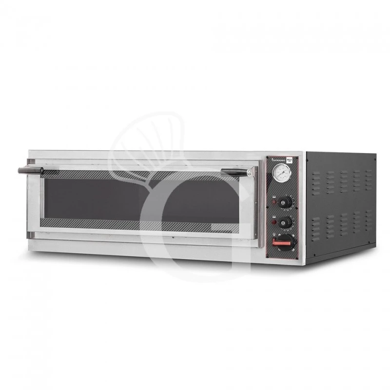 Forno Elettrico Porta Vetro 3 Teglie 600x400 O 6 Pizze Diametro 350 Mm 1 Camera Controllo Meccanico 5 Forno Elettrico Porta Vetro 3 Teglie 600x400 O 6 Pizze Diametro 350 Mm 1 Camera Controllo Meccanico - immagine 3