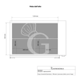 Forno Elettrico Porta Vetro 4 Teglie 600x400 O 6 Pizze Diametro 400 Mm 1 Camera Orizzontale Controllo Meccanico -Vendite GATRODOMUS forno elettrico con porta vetro per 6 teglie 60x40 o 12 pizze o 36 11