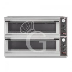 Forno Elettrico Porta Vetro 10 Teglie 600x400 O 18 Pizze Diametro 350 Mm 2 Camere Controllo Meccanico 15 Forno Elettrico Porta Vetro 10 Teglie 600x400 O 18 Pizze Diametro 350 Mm 2 Camere Controllo Meccanico -Vendite GATRODOMUS forno elettrico con porta vetro per 9 teglie 60x40 o 18 pizze o 36 1