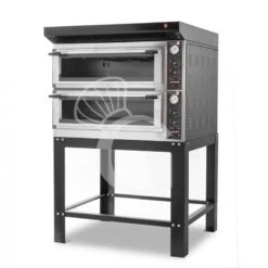 Forno Elettrico Meccanico Porta Vetro 4 Teglie 600x400 O 4+4 Pizze Ø400mm, Cappa Nera E Supporto -Vendite GATRODOMUS forno elettrico meccanico porta vetro 4 teglie 600x400 o 44 pizze o400mm cappa nera e supporto 2