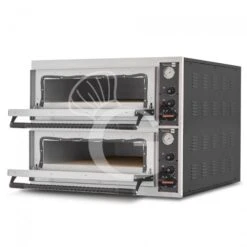Forno Elettrico Per 6 + 6 Pizze Diametro 320 Mm 2 Camere Controllo Meccanico 14,4 Kw -Vendite GATRODOMUS forno elettrico per 12 pizze o 33 controllo meccanico basic 66 3